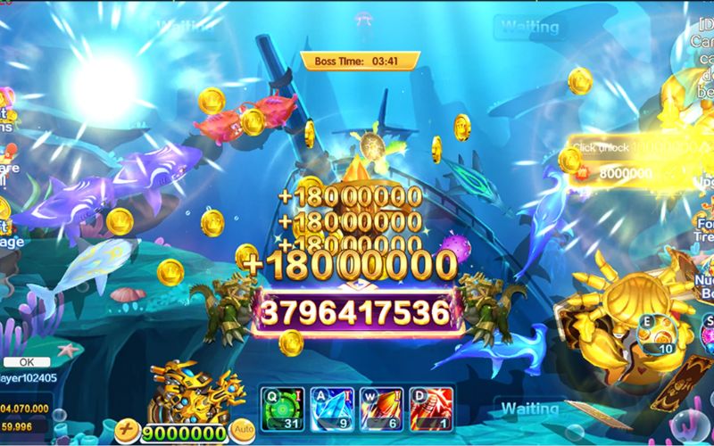 game bắn cá Thần Tài dùng laser