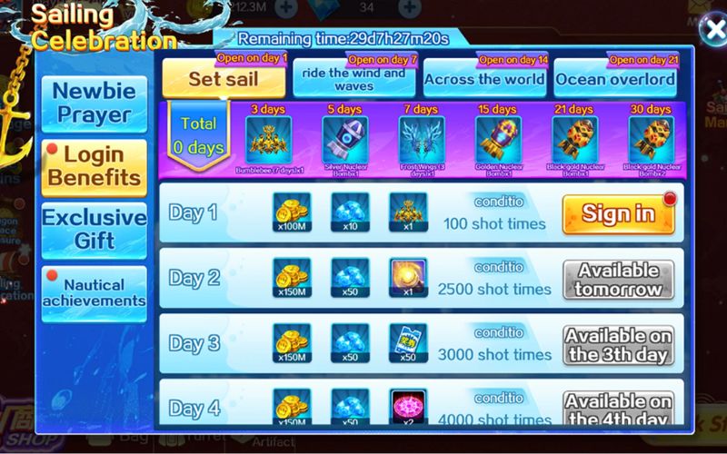 gameplay bắn cá Thần Tài
