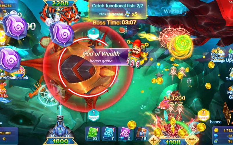 gameplay JDB bắn cá Thần Tài