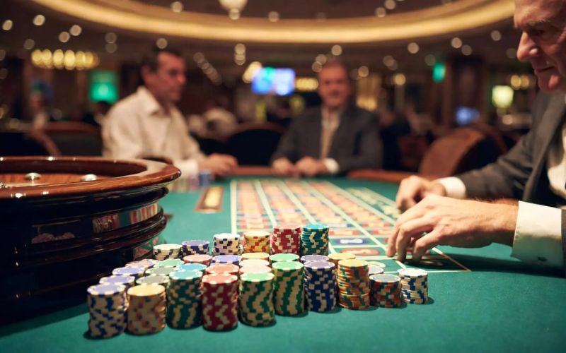roulette thực tế trên bàn chơi