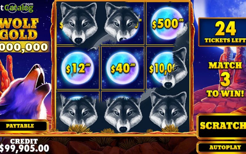gameplay nổ hũ Wolf Gold thực tế