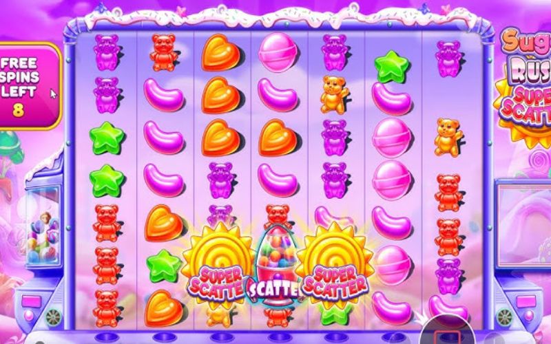 Sugar Rush tối ưu chuỗi nhân thưởng